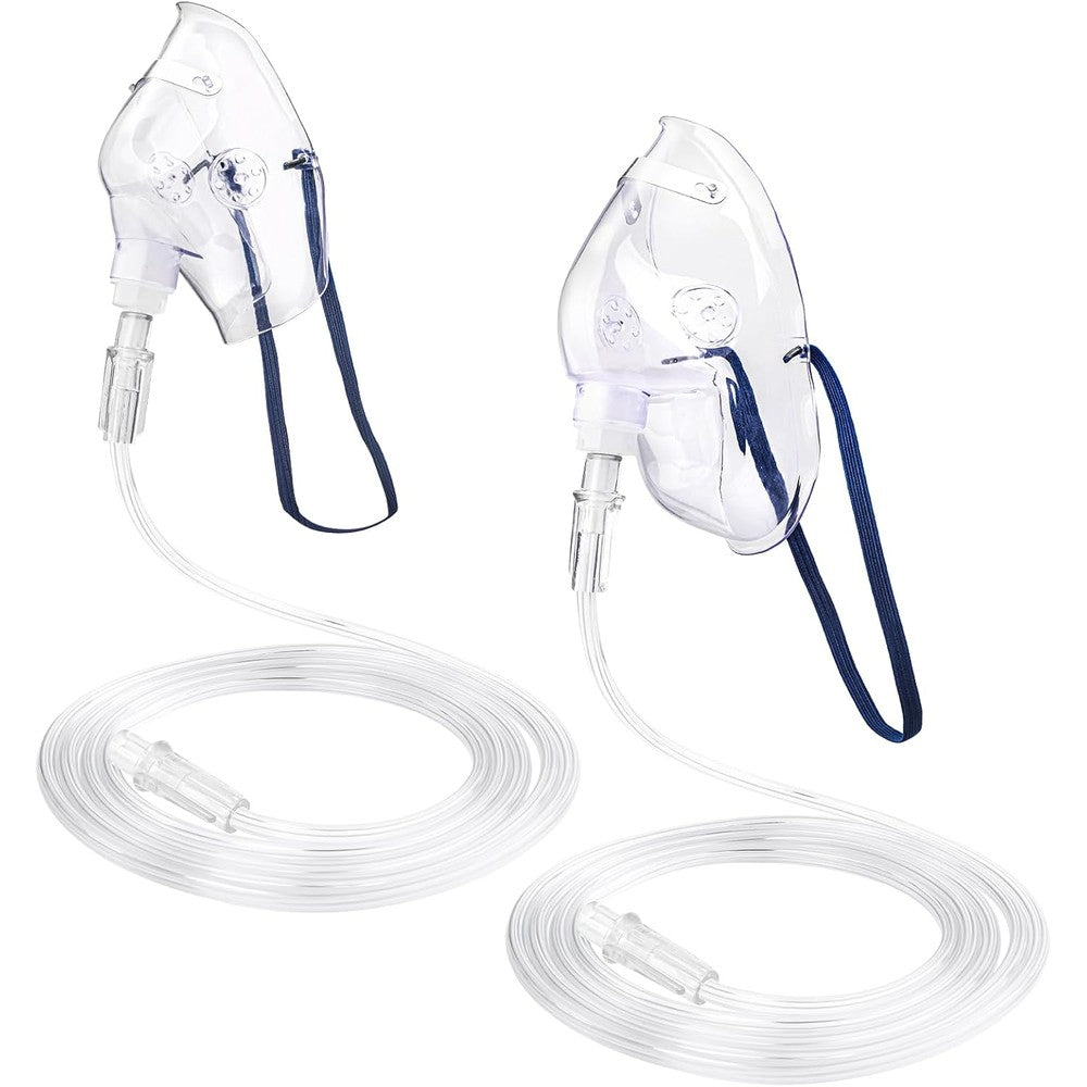 Ventisera adult oxygen mask front view for respiratory therapy.