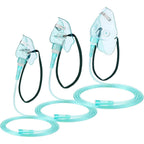 Geiserailie Adult Oxygen Mask 3 Pack front view for respiratory support.