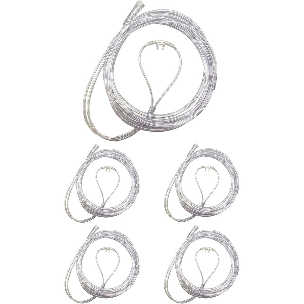 Endure soft nasal oxygen cannula with 7 foot tubing front view