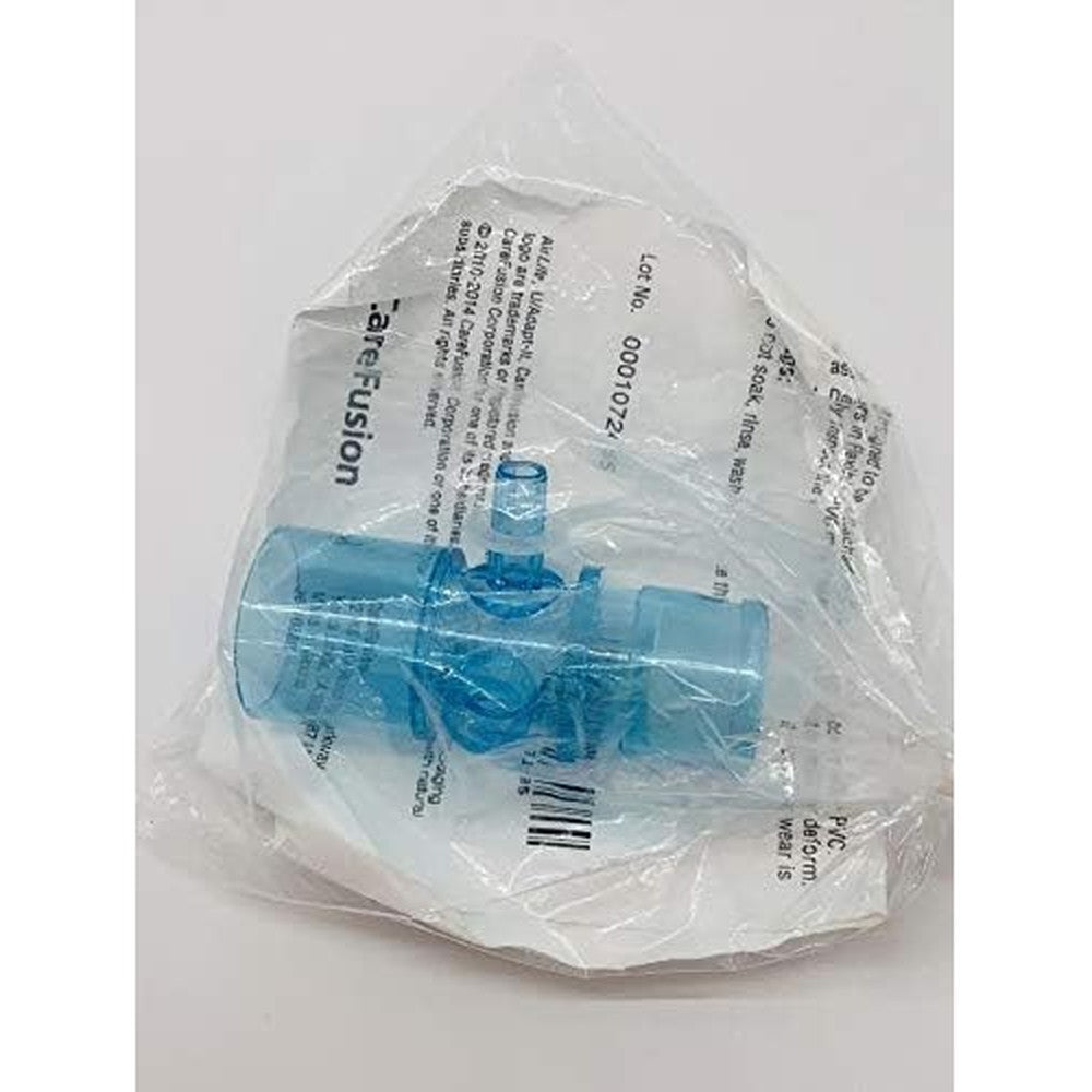 Carefusion U/Adapt-It Disposable Straight Connector front view with monitor stem