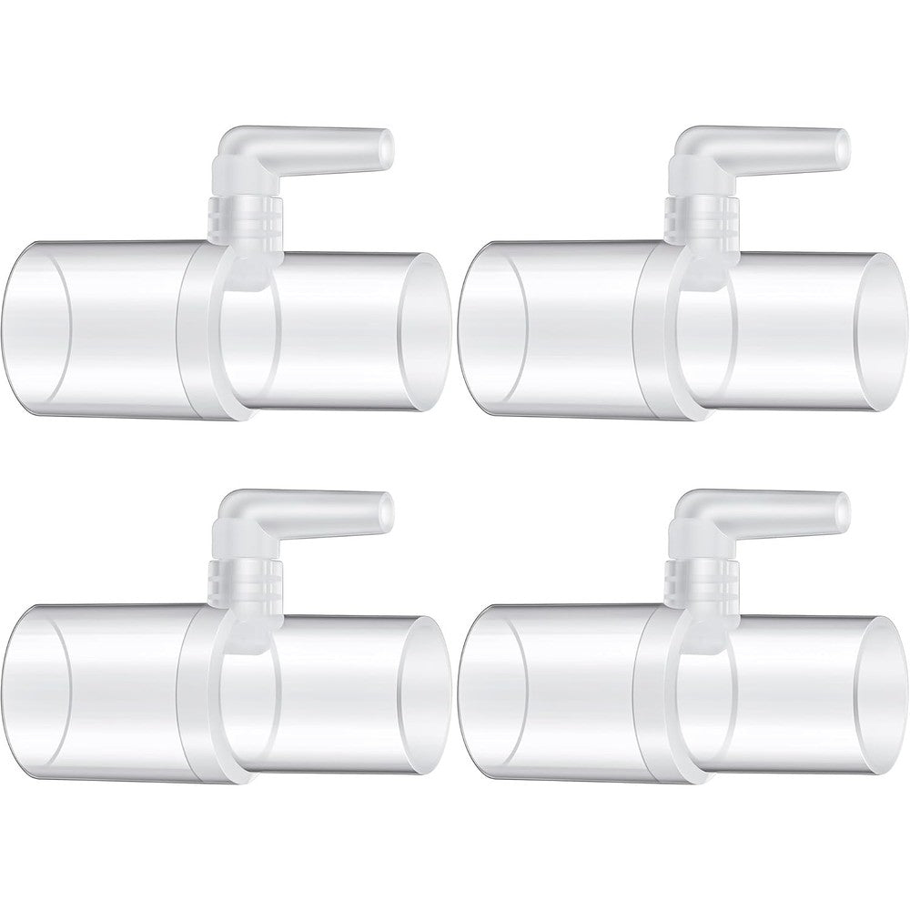 Qiyaz 4 Pack Oxygen Enrichment Adapter front view for CPAP therapy