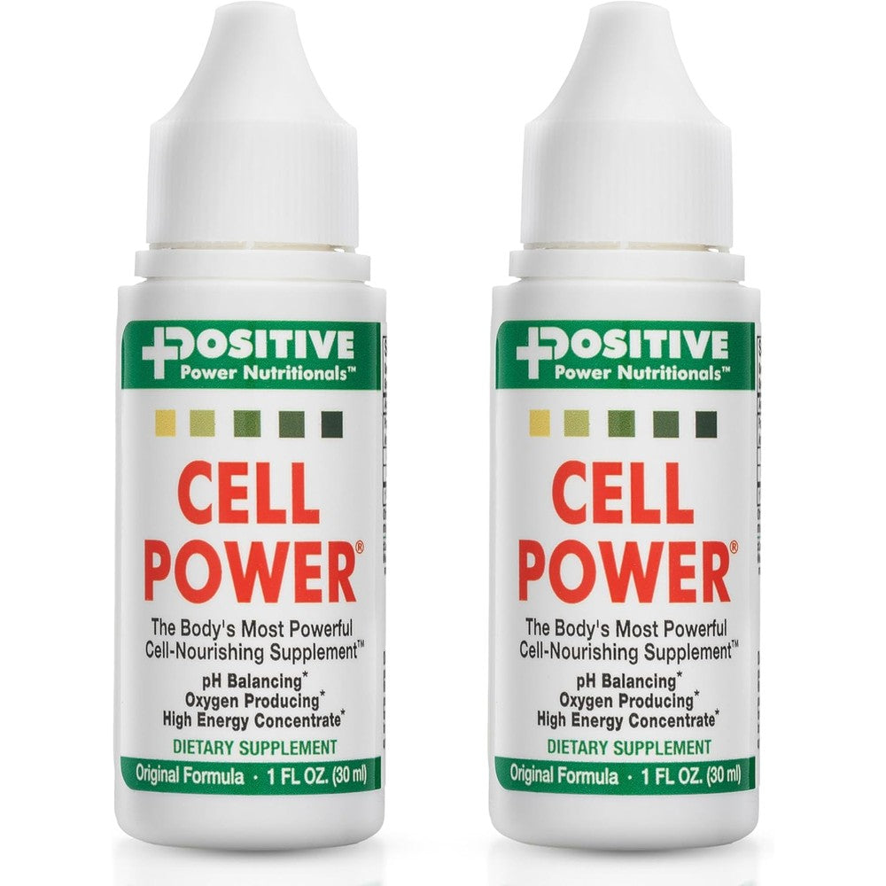 Positive Power Nutritionals Cell Power Oxygen Drops front bottle view