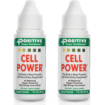Positive Power Nutritionals Cell Power Oxygen Drops front bottle view