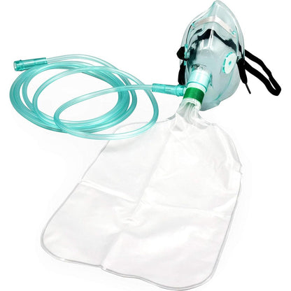 Healva Adult Non-rebreathing Oxygen Mask front view