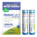 Boiron MotionCalm On The Go 160 pellets front packaging for non drowsy motion sickness relief