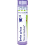Boiron Ledum Palustre 200Ck 80 Pellets front view for insect bite relief