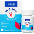 Hyland's Naturals Cell Salt Number 6 Kali Phos 6X tablets front packaging for stress relief