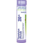 Boiron Symphytum Officinale 200Ck 80 pellets front view for bone trauma relief.