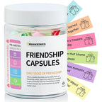 HIONXMGA friendship messages in a bottle front view novelty gift set