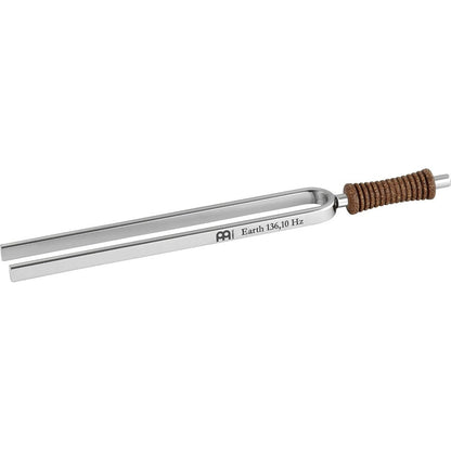 Sonic Energy Planetary Tuning Fork Earth Year front view showing premium steel body.
