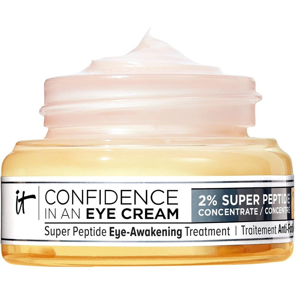 IT Cosmetics Confidence in an Eye Cream front view packaging jar