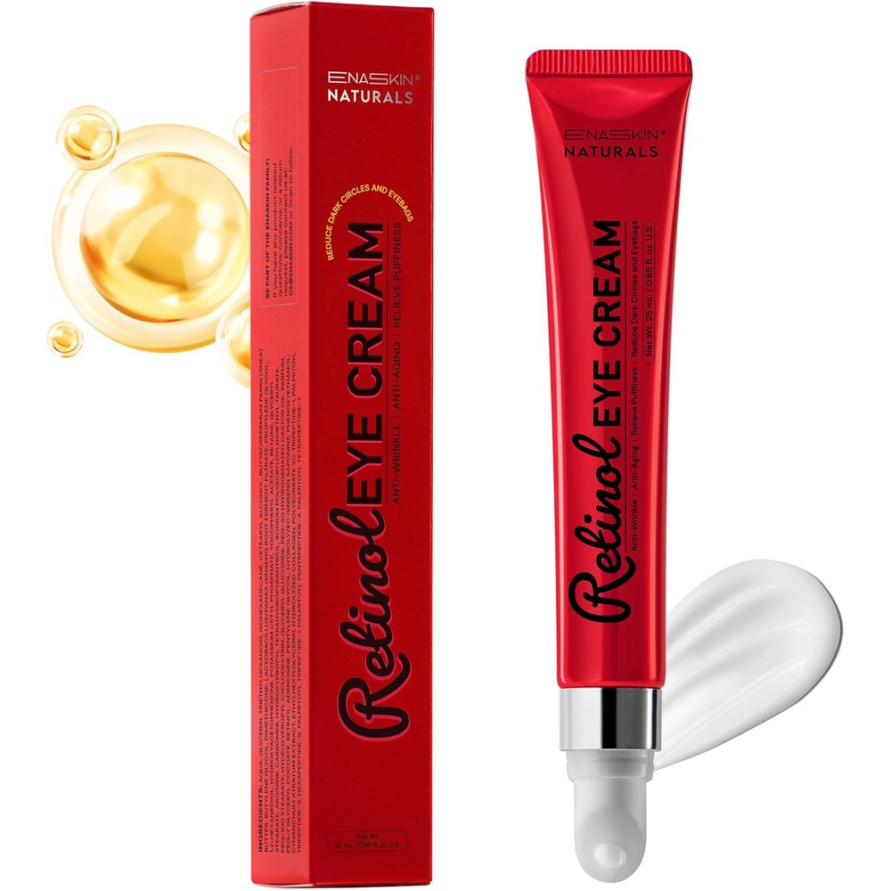 Enaskin Naturals Retinol Eye Cream anti-aging tube front view