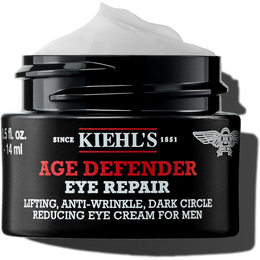 Kiehl's Age Defender Eye Repair front view black jar packaging