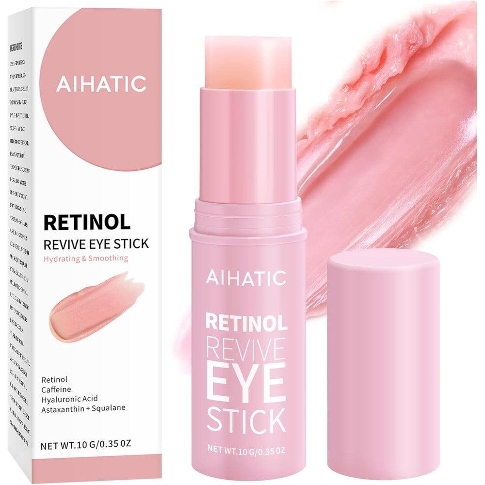 Velamo Advanced Retinol and Caffeine Eye Balm Stick front view under eye treatment