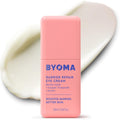 Byoma Barrier Repair Eye Cream front view coral pink bottle