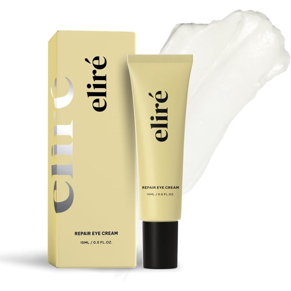 Eliré Repair Eye Cream front view of the 15ml tube packaging showcasing anti-aging skincare benefits