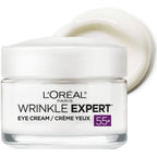 L'Oreal Paris Wrinkle Expert 55 Plus Anti Wrinkle Eye Cream jar front view skin care