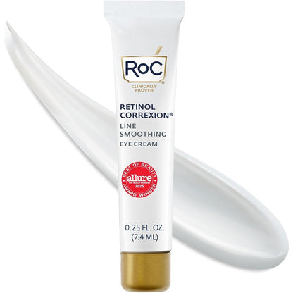 RoC Retinol Correxion Eye Cream Mini front view of the 0.25 Ounce packaging.
