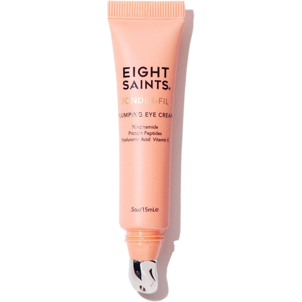 Eight Saints Wonder Fill Plumping Eye Cream front view tube packaging