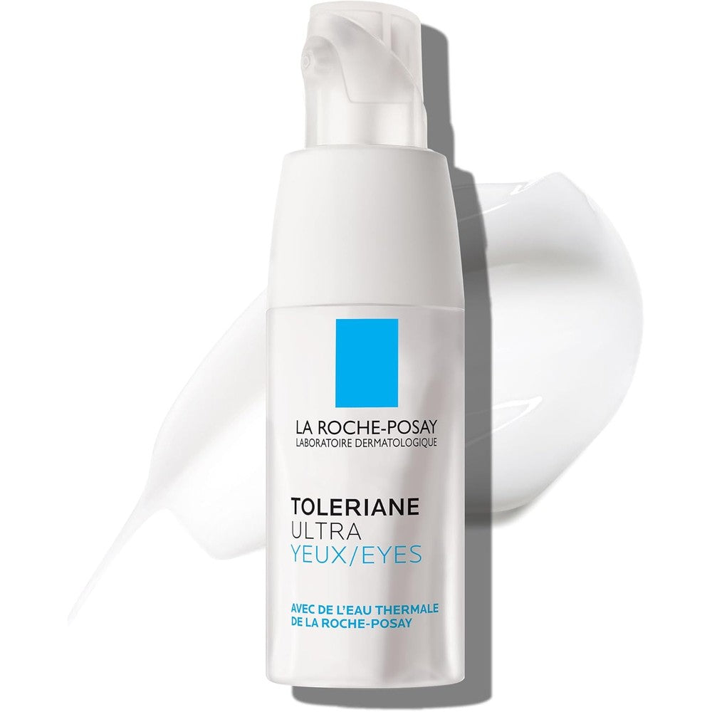 La Roche-Posay Toleriane Dermallergo Eye Cream front view bottle for sensitive skin care