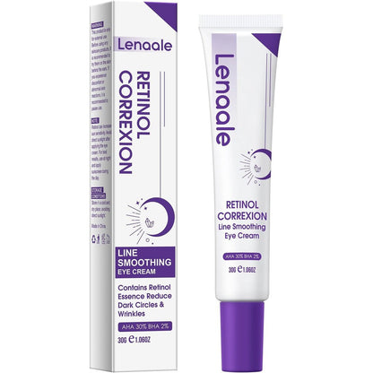 Coui Skincare Lenaale Retinol Eye Cream front view of the premium packaging tube.