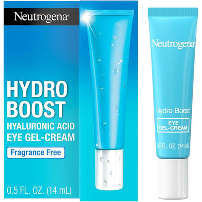 Neutrogena Hydro Boost Under Eye Cream front view tube on premium background