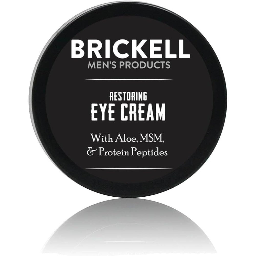 Brickell Men Restoring Under Eye Cream 0 5 Ounce front view