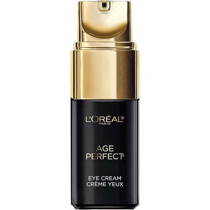 L'Oreal Paris Age Perfect Cell Renewal Eye Cream front packaging view showing anti aging benefits