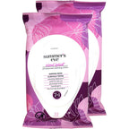 Summer's Eve Island Splash Feminine Wipes 2 pack front view for daily freshness.