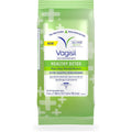 Vagisil Healthy Detox Wipes front view of re-sealable pouch packaging