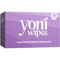 Yoni Wipes 30 Count box front view authentic USA imported feminine hygiene.