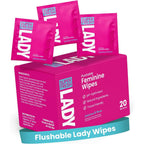 Super Fresh Lady Parts Feminine Wipes front packaging 20 count pack