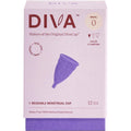 DIVA Cup Model 0 front view medical grade silicone menstrual cup