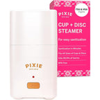 Pixie Cup Menstrual Cup Steamer in white front view for period hygiene