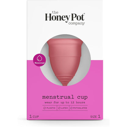 The Honey Pot Company Menstrual Cup Size 1 front view authentic period care