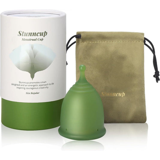 Stunncup Soft Menstrual Cup front view medical grade silicone period care