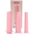 Mottery SafeInsert Menstrual Disc Applicator front view pink ergonomic tool