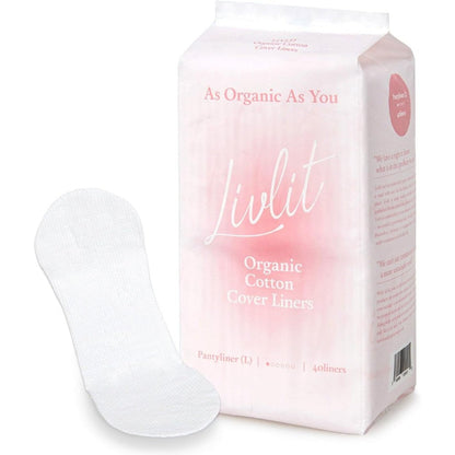 Livlit Ultra Thin Panty Liners front packaging 40 count pack