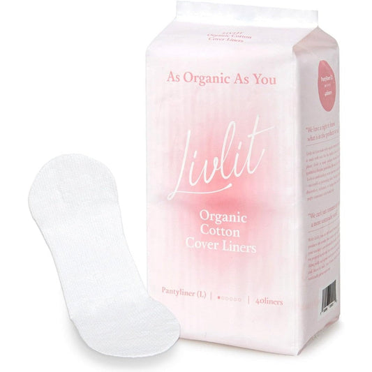 Livlit Ultra Thin Panty Liners front packaging 40 count pack