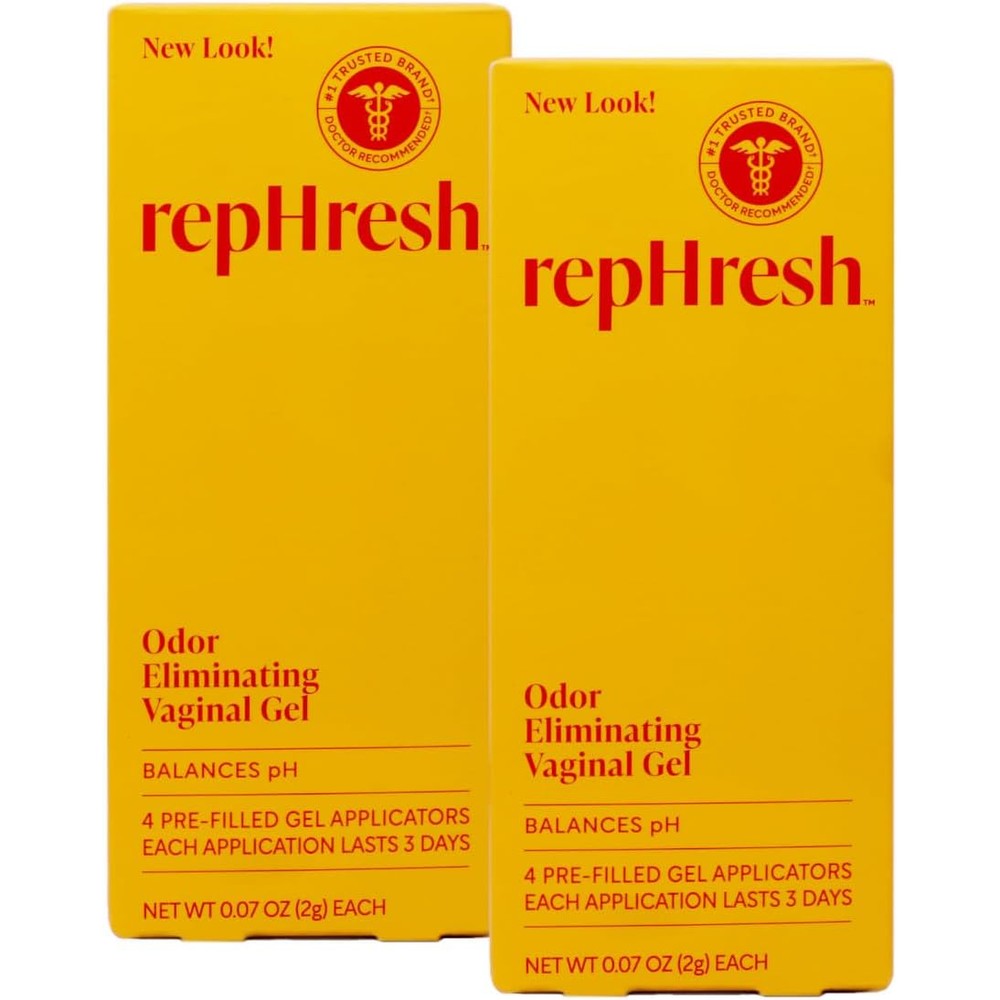 RepHresh Vaginal Gel 8 pack front view odor eliminating formula