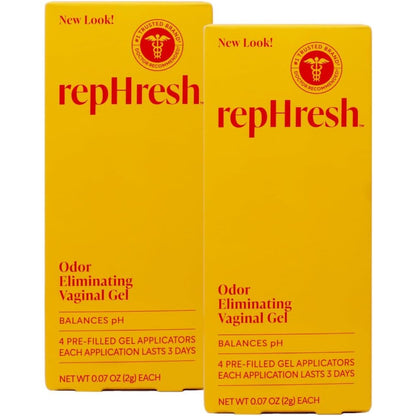 RepHresh Vaginal Gel 8 pack front view odor eliminating formula