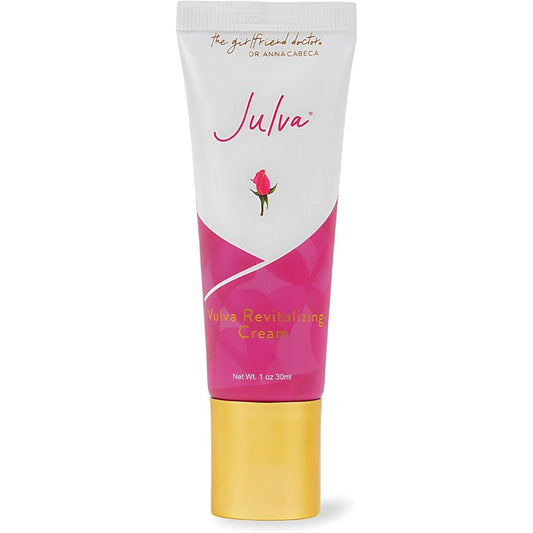 Julva Feminine Cream front view of 1 ounce tube for intimate moisturizing