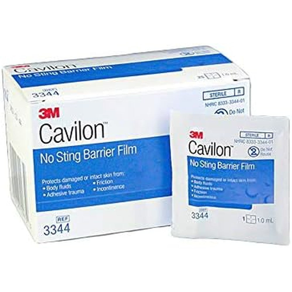 3M Cavilon No Sting Barrier Film sterile wipes front view for medical skin protection.
