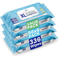Premium Formulations XL Adult Wipes 4 pack bundle front view for incontinence care.