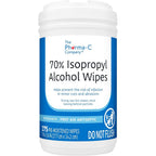 The Pharma-C Company 70 Percent Isopropyl Alcohol Wipes 175 Count canister front view