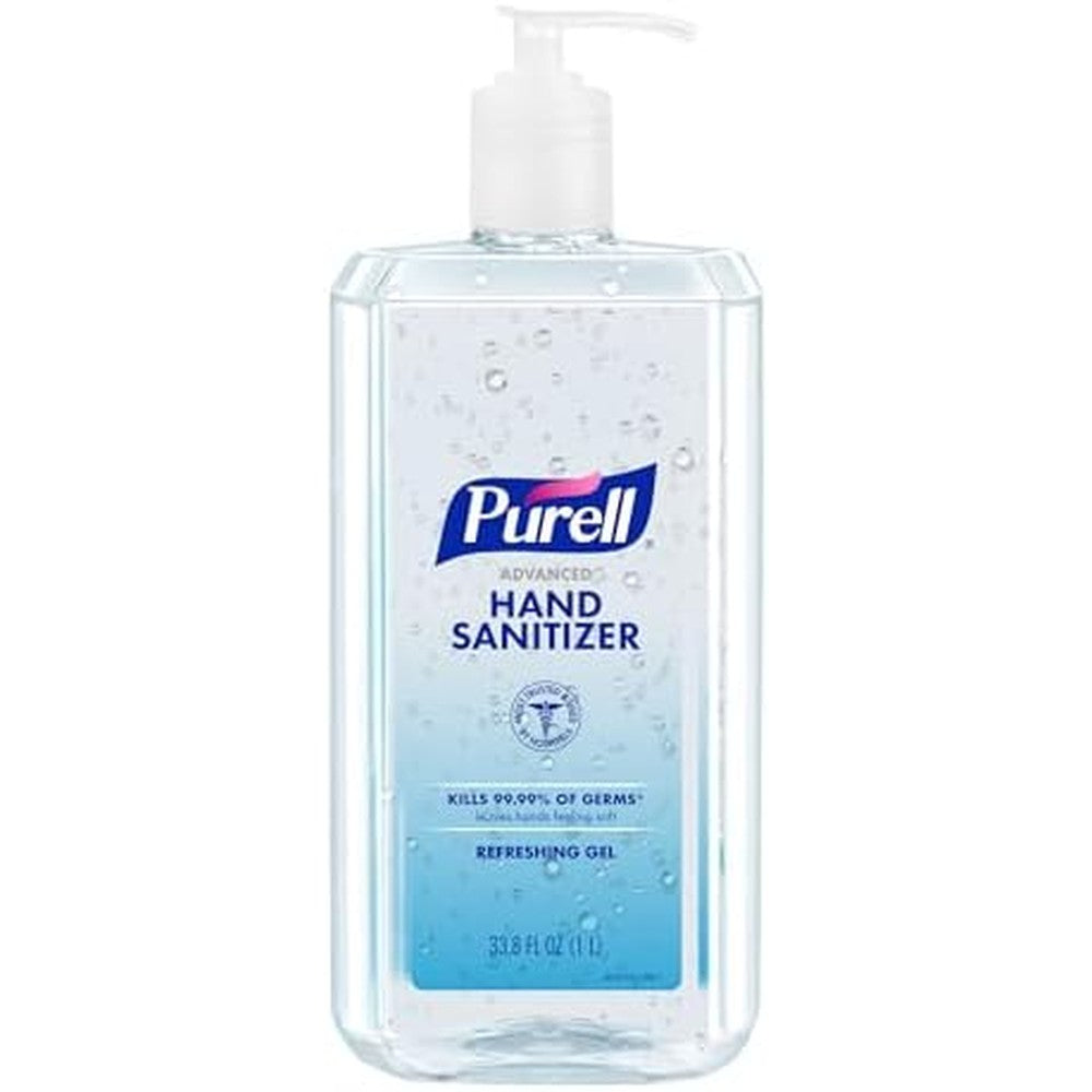 PURELL Advanced Hand Sanitizer Refreshing Gel, Clean Scent, 1 Liter Pump Bottle (Pack of 1) - 9632-04-CMR