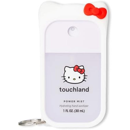 Touchland x Hello Kitty® Hand Sanitizer + Mist Case, Scented & Stylish Hydrating Sanitizer Spray Bundle, Travel Size, Dye Free