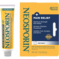 Neosporin Maximum Strength Triple Antibiotic Ointment front packaging view for first aid wound care