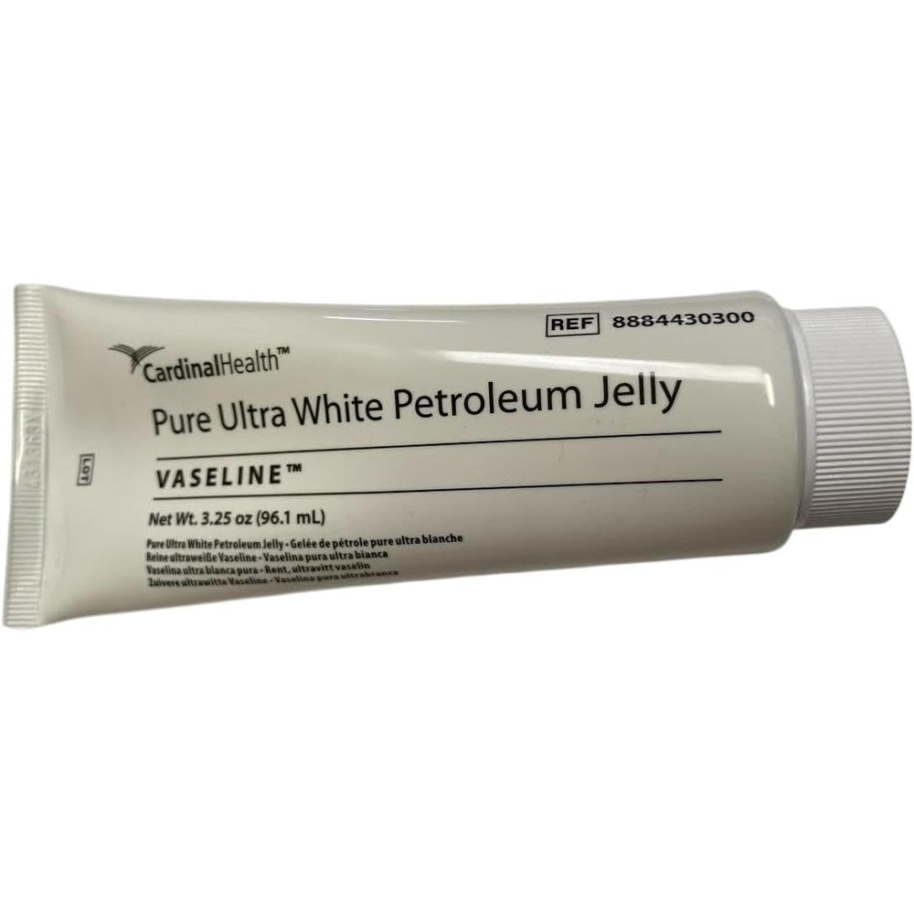 Kendall Vaseline Pure Ultra White Petroleum Jelly Ointment two pack front view showing the tubes
