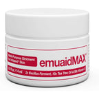Emuaid EMUAIDMAX Ointment maximum strength 2 ounce front view container for itchy skin relief.